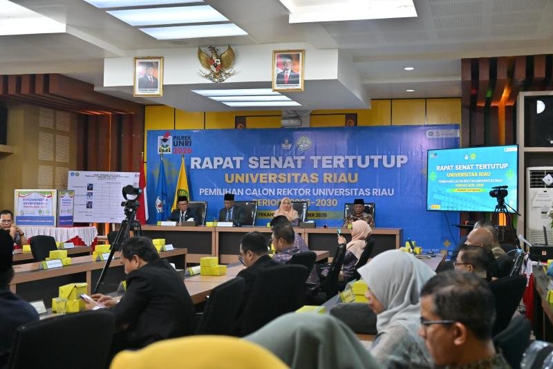Ahmad Fadli Terpilih sebagai Rektor Unri 2026–2030, Raih 53 Suara
