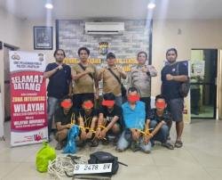 Petugas Ringkus Komplotan Pembobol Alfamart Desa Semundam