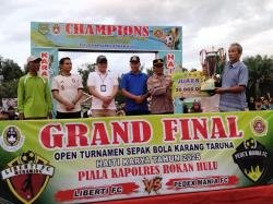 Seru Final Kapolres Cup I Rohul, Padex Mania Juara