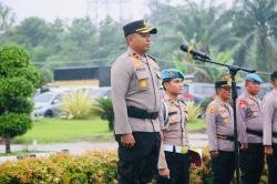Operasi Keselamatan Lancang Kuning 2026, Polres Rohul Apel Gelar Pasukan